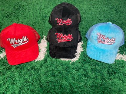 Velvet Trucker Caps By Wright Apparel Co.