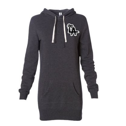 LA Palms Hooded Pullover Dress