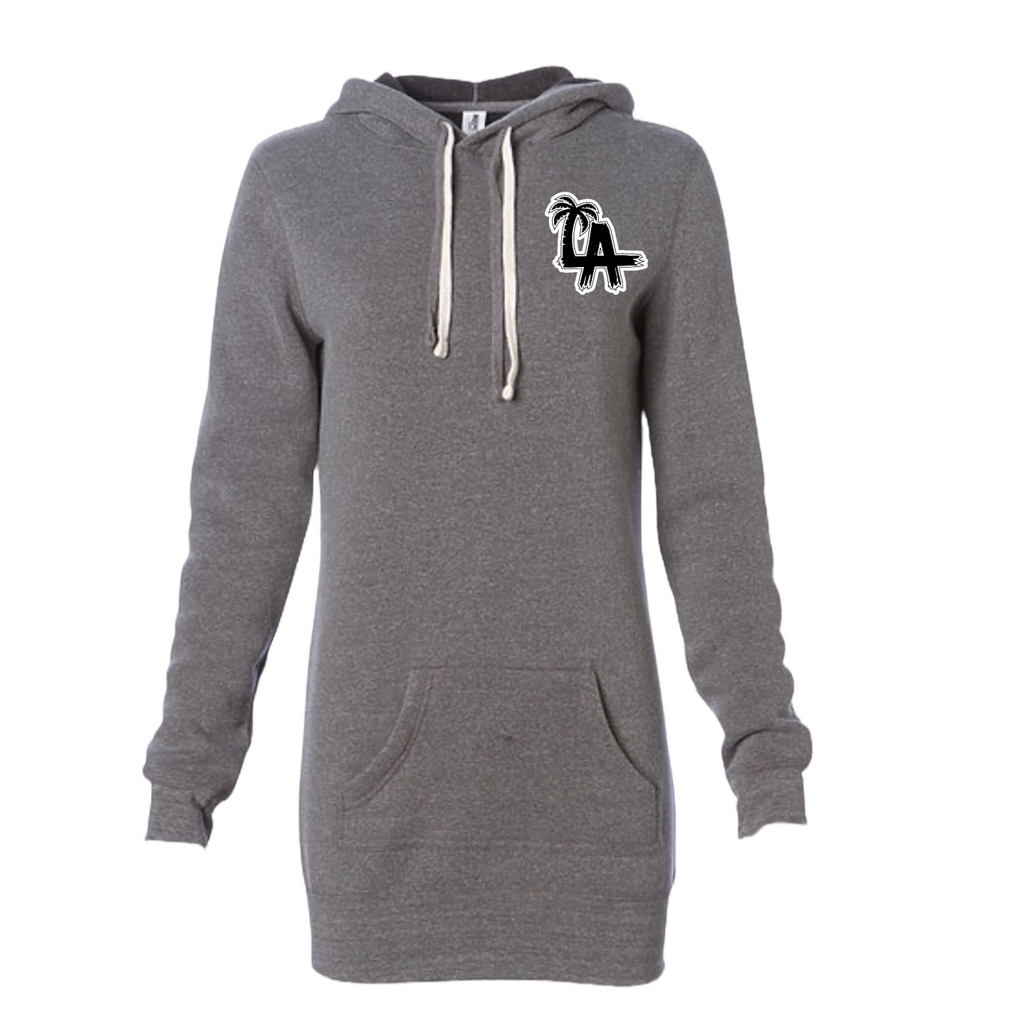 LA Palms Hooded Pullover Dress